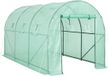 Gardebruk Kweekkas 7m² - Roldeur & 6 Ramen 350x200x200cm Groen