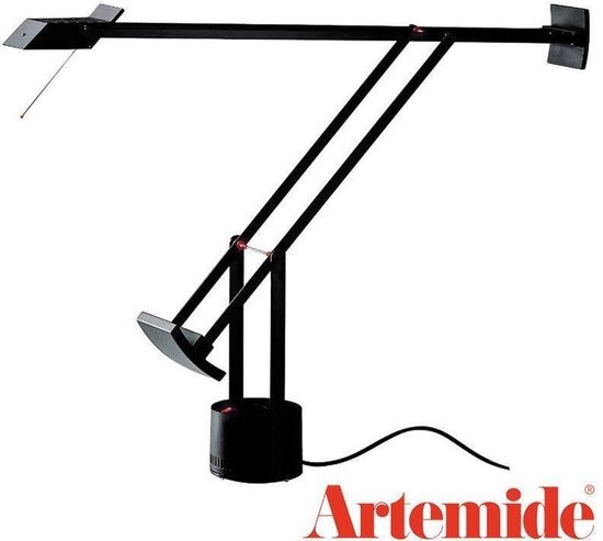 Artemide Tizio lamp LED, hoogte max 119 lengte 78, cm A009210 zwart