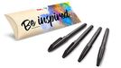 Pentel Arts SES15C penseelpenseel, zwart, 4 stuks