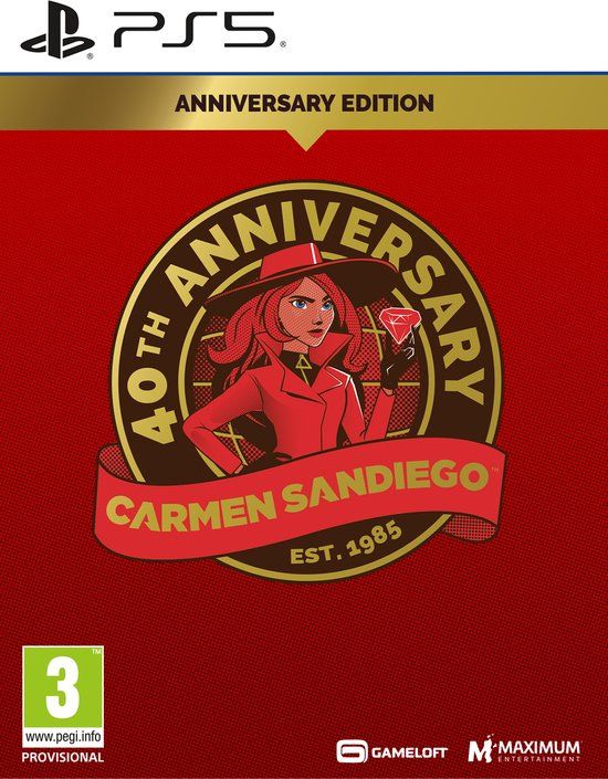 Carmen Sandiego 40th Anniversary - PS5 - Standard Edition