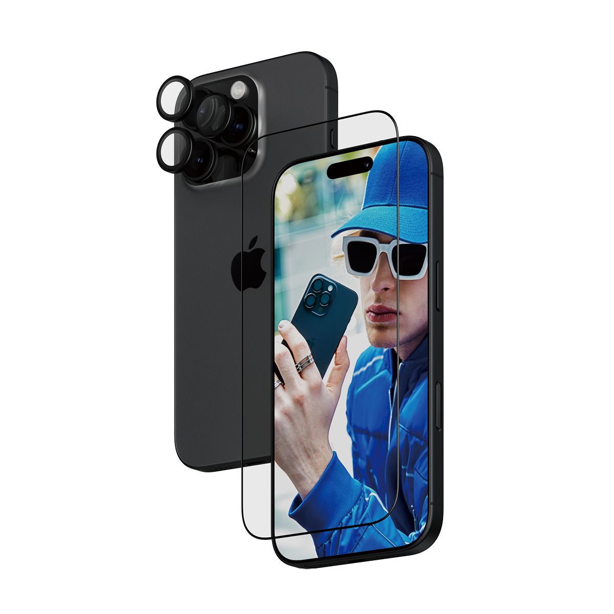 PanzerGlass 2-in-1 Screen Protector Bundle for iPhone 16 Pro