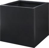 casa.pro Plantenbak Vaargel buiten bloembak 60x60x60 cm zwart