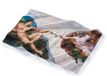 Musearta Unisex strandhanddoek met het motief The Creation of Adam van de kunstenaar Michelangelo Buonarroti van katoen in de afmeting 108x180 cm, BT-BM-TA-V424212