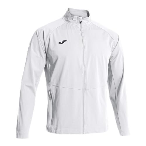 Joma Costa Micro Men's Sweatshirt - White - Zip - 3XL