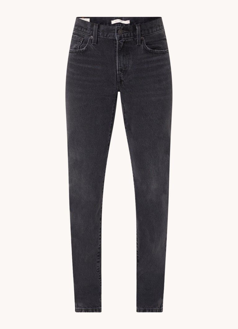 Levi's Middy High Waist Straight Fit Jeans - Dark Wash