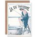 Artery8 La Vie Parisienne Fishing in Bath Magazine Cover Sealed Greeting Card Plus Envelope Blank inside