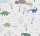 A.S. Création DINOSAURUS BEHANG Kinderkamer Blauw Bont Groen