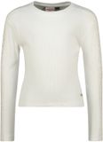 Vingino Jaisi T-shirt Lange Mouw Ronde Hals Effen Katoen Wit Maat 176