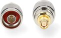 Nedis SMA-Adapter - SMA Male - N-Male - Verguld - 2 Stuks