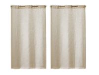 Linder 0169/29/475RI gordijnen Kaolin, met ogen, beige, 2 stuks, 55X120