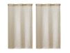 Linder 0169/29/475RI gordijnen Kaolin, met ogen, beige, 2 stuks, 55X120