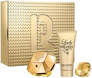 Paco Rabanne Lady Million Gift Set for Women - Eau de Parfum, Body Lotion & Miniature