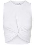 NOISY MAY NMTWIGGI S/L TOP 3 NOOS Dames Top - Maat S - Katoen - Korte mouw - Casual - Vrouwen - Bright White