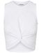 NOISY MAY NMTWIGGI S/L TOP 3 NOOS Dames Top - Maat S - Katoen - Korte mouw - Casual - Vrouwen - Bright White
