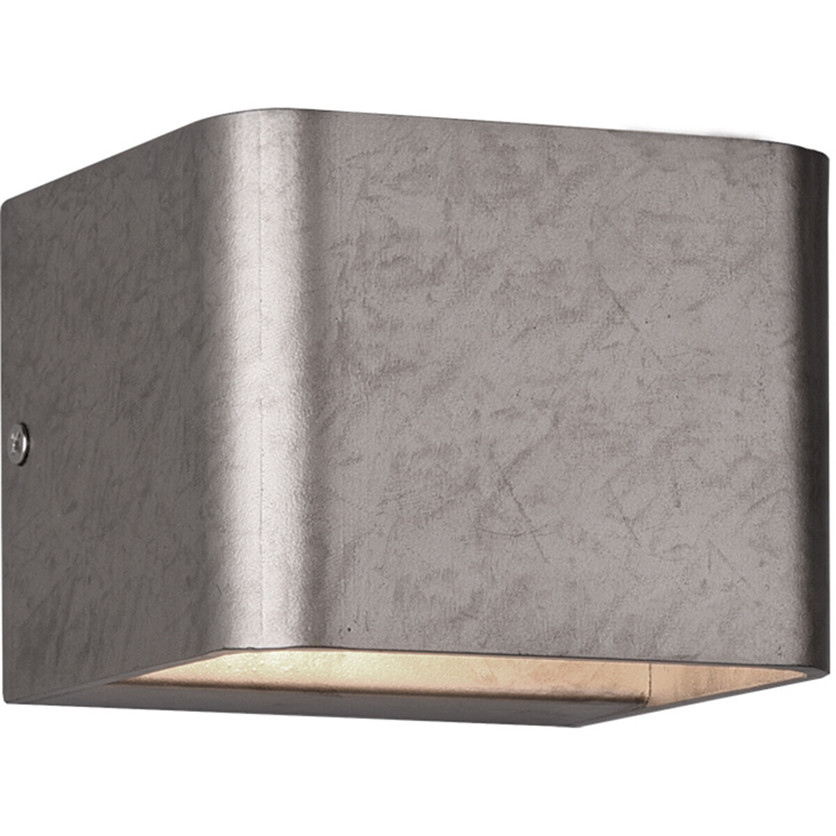 Osram - LED Wandlamp - Trion Molvan - 4W - Warm Wit 3000K - Rechthoek - Mat Nikkel - Aluminium