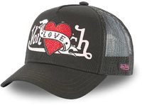 Von Dutch Lovu Nr Trucker Cap Zwart Katoen Unisex