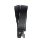 D'Addario 25LS00 Accessoires Leren gitaarband, gitaaraccessoires, band voor elektrische gitaar, akoestische gitaar, basgitaar, klassiek, zwart, standaard