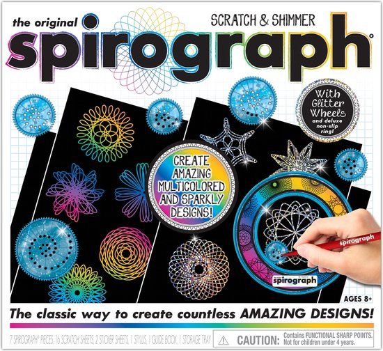 Spirograph Scratch and Shimmer - Hobbypakket