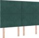 vidaXL Boxspring bed met hoofdeinde Donkergroen 140 x 190 cm Fluweel