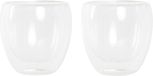 Item International Koffieglazen - 2 stuks - 250 ml - Dubbelwandig - Transparant