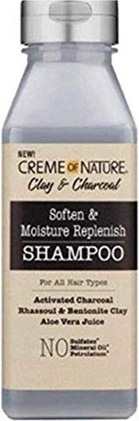 Creme of Nature Clay & Charcoal Soften & Moisture Replenish Shampoo 355ml