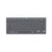Hama Travel 400 QWERTZ Allemand Bluetooth Noir, Gris Foncé