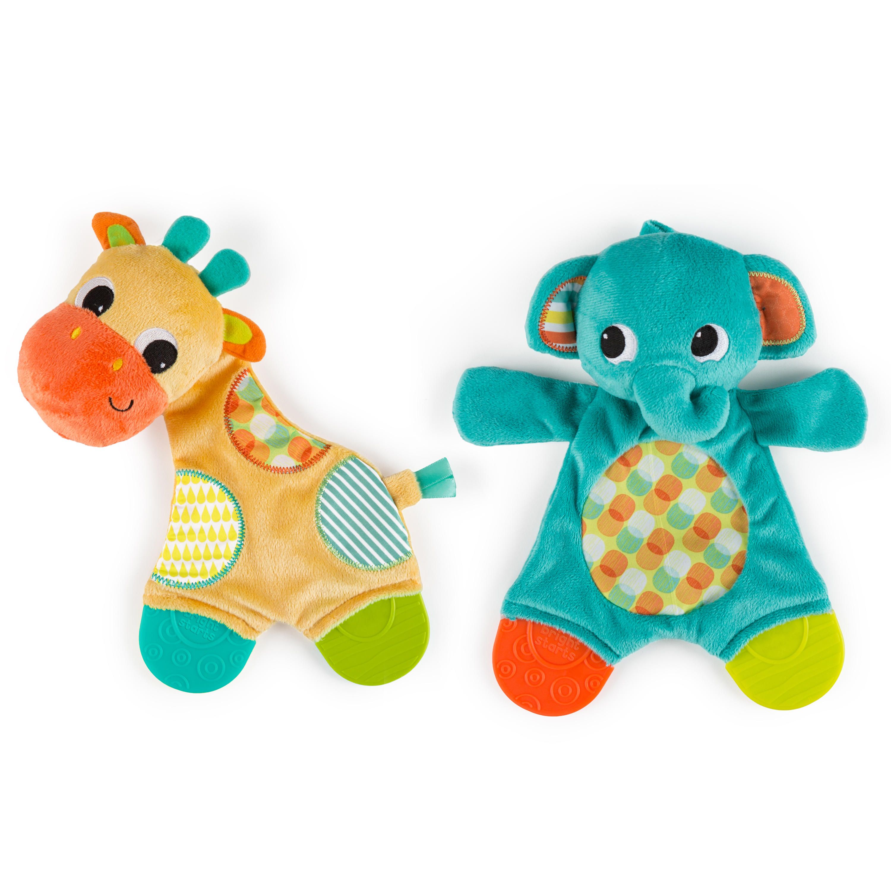 Bright Starts Snuggle & Teethe Speeltje - Hangend babyspeelgoed - multi