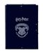 Harry Potter Captain Folio-map met 3 kleppen, Donkerblauw