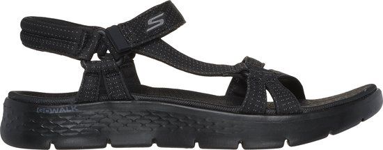Skechers Go Walk Flex Zandal - Sublime - Women's Sandals - Black - Size 42