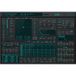 Rob Papen Saniclear Iron Stripes inbouw regendouche 30cm met vierkante massagejets en plafondarm verouderd ijzer - gunmetal