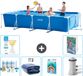 Intex Rechthoekig Frame Zwembad - 450 x 220 x 84 cm - Blauw