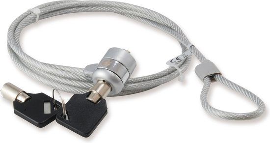 Conceptronic CNBSLOCK15 kabelslot Zilver 1,5 m