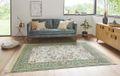 Nouristan Klassiek vloerkleed Antik flowers - groen/crème 135x195 cm