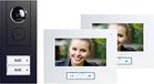 m-e modern-electronics m-e VD-ALU-6720-A Video-deurtelefoonset ALU 7" voor 2-gezinswoning