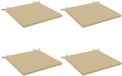 vidaXL - Zitkussens - SOEST - 4 stuks - Beige