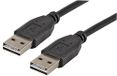 Pro Signal PSG91249 Omkeerbare USB 2.0 A Lood Mannelijk naar Mannelijk, 3m