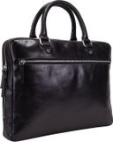Leonhard Heyden Cambridge Laptoptas 1-Vaks 13 Inch - Zwart