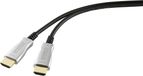 SpeaKa Professional SP-9019352 HDMI-kabel HDMI Aansluitkabel HDMI-A-stekker, HDMI-A-stekker 30.00 m Zwart 4K UHD, Afgeschermd