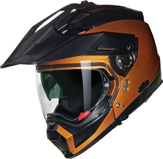 Nolan N70-2 X 06 Classico Nobile 318 Oker Zwart Glossy Multi Helm Maat XXL