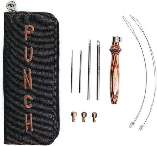 KnitPro Punch needle set Earthy Wood
