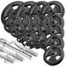 Marbo Sport Tri-Grip Rubber Dumbbell Set 172 kg