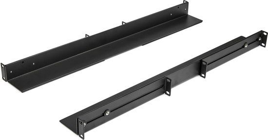 StarTech.com 1U 19" Server Rack Rails - Adjustable Depth - Black