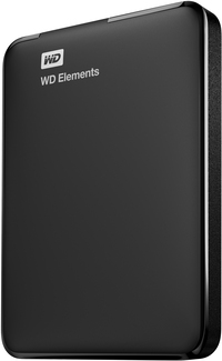 Western Digital Elements Portable 1.5TB 2.5" External Hard Drive - Black