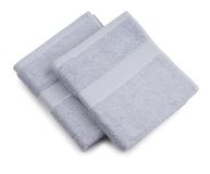 Gözze Handtuch, 2er Set, 50/100 cm, New York, zilver