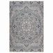 vidaXL Buitenkleed met patroon platgeweven 140x200 cm blauw