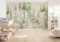 Fleece Komar Into Wonderland Fotobehang Cuddly Buddies - IAX8-0061