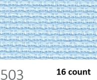 Zweigart Borduurstof PREMIUM PRECUT AIDA - 48X53CM - (503) KORENBLAUW 16 count