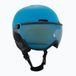 ATTABO Avens 2.0 Jr Visor kinderskihelm met vizier, in-mold, anti-condens- en spiegelcoating S2, actieve ventilatie, voor skiën en snowboarden, 51 cm - 54 cm, blauw