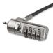 Laptopveiligheidskabel met draaibaar scharnier - diefstalbeveiliging met 4-cijferige code (LTLOCK4D)