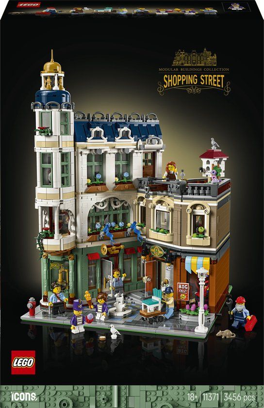 LEGO Icons - Winkelstraat Bouwpakket voor Volwassenen - 11371